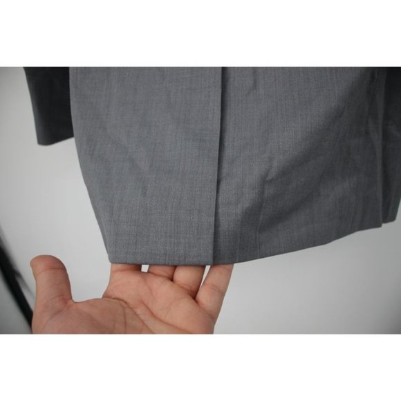 NWT indochino mens 38-40 Made to measure wool sport coat gray two button vented - Picture 5 of 13